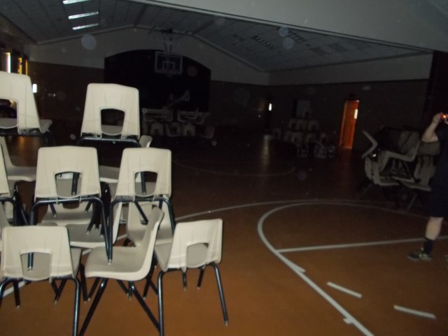 This one is of us last pday... we played glow in the dark dodgeball capture the flag, one of the funnest pdays ever. This is totally a dude sport, I know, but I don't care. It was a lot of fun.