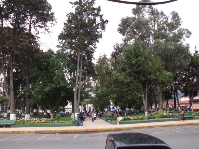 One reason I love Xela is because they have dumb little parks like this! This place is literally called parque, or park. hahaha. Lots of trees and gazebos. It is summer so there are lots of Americans as well, you might be able to spot some in this pic... enjoy!