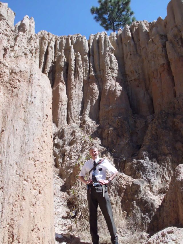 Here I am an the Riscos. Apparently they are world famous. Until now I haven't  had the time to take a picture here.