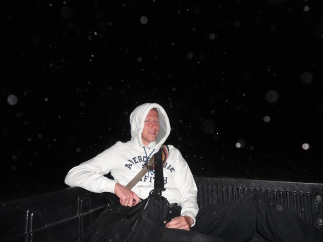 To get back to Momos we had to get in the back of a pick-up at 5am, and drive for about an hour or so back to Momos. It was a successful division though. We found 3 new investigators.