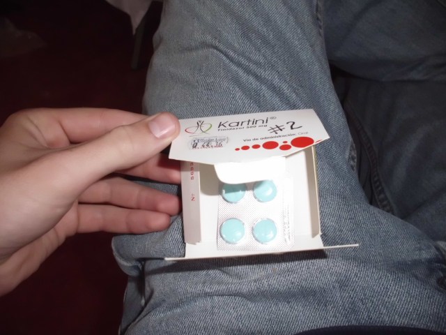 Another interesting note, I took the bomb!! These 4 little pills had to be taken all at once, and once i did my guts started boiling, and bit by bit have been clearing me of all of the friends I have unwantedly acquired in my 2 years.